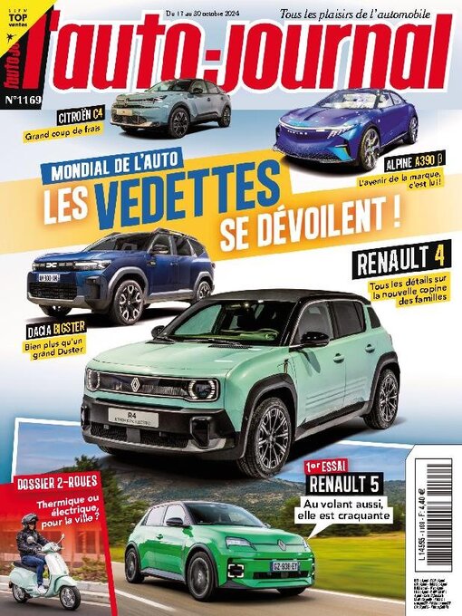 Title details for L'auto Journal by Editions Mondadori Axel Springer (EMAS) - Available